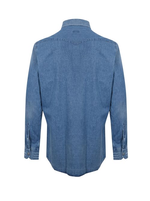 Camicia Texas in denim di cotone SARTORIO NAPOLI | TEXAS0202P